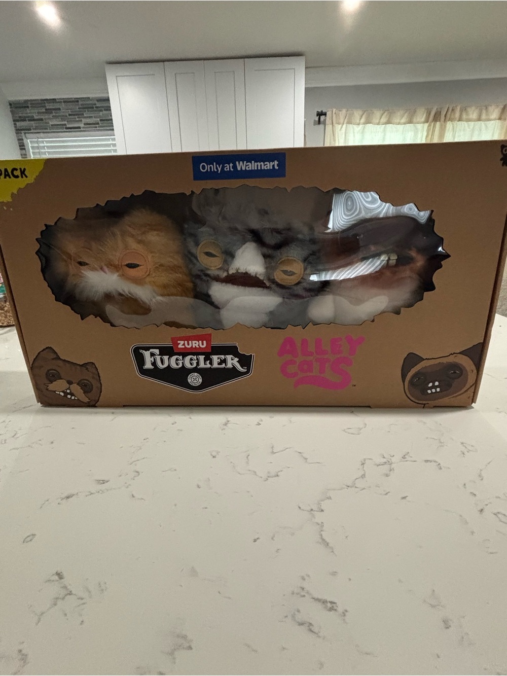 ZURU Fuggler Alley Cats Plush Pack - Orange & Gray